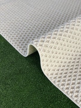 Woolen Tual Anti Alerjik Bukle Halı 8403 KREM