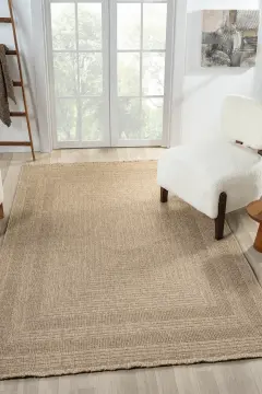 Seyran Halı İndia Hasır Görünümlü Halı 668 Bej