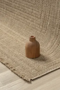 Seyran Halı İndia Hasır Görünümlü Halı 668 Bej