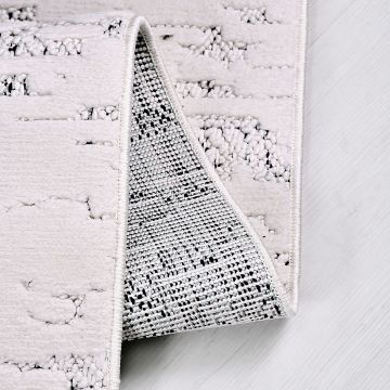 Crea Halı Platon Özel Ebat Kesme Halı 1703 Ak