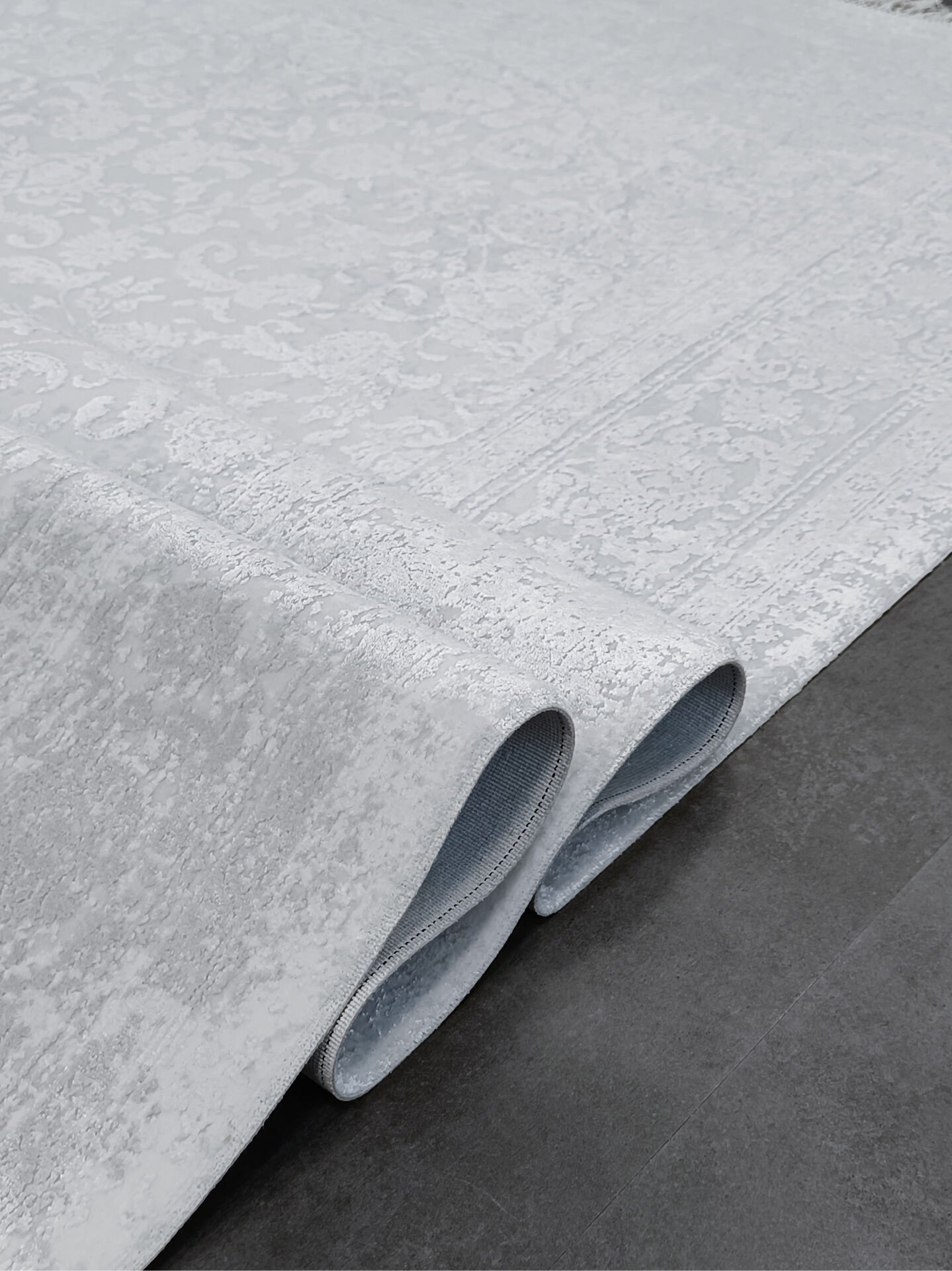 Woolen Halı Delüxe Viscon Akrilik Salon Halısı 6505 GRİ