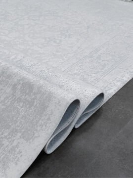 Woolen Halı Delüxe Viscon Akrilik Salon Halısı 6505 GRİ