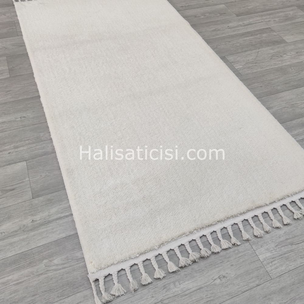 Melidia Halı Soffty Shaggy Özel Ebat Kesme Halı 1506A-BEYA