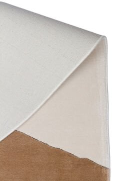 Eko Halı Amorf Tasarımlı Modern Viskon Halı UTP08 Cream Black