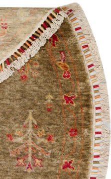 Eko Halı Zara Otantik Desen Özel Tezgah Halısı ZR 08 Beige Autumn Yuvarlak