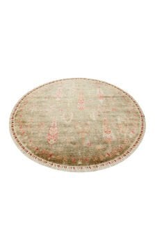 Eko Halı Zara Otantik Desen Özel Tezgah Halısı ZR 08 Beige Autumn Yuvarlak