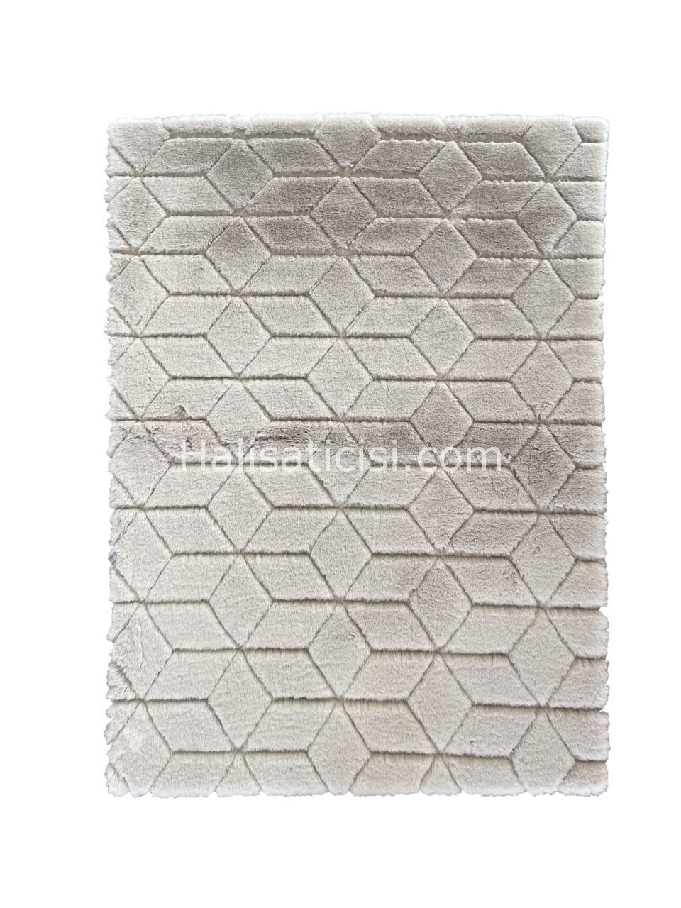 Prizma Halı Comfort Diamond No:1 İpek Gri 100x150