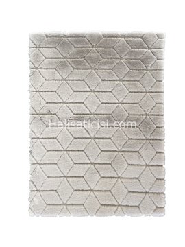 Prizma Halı Comfort Diamond No:1 İpek Gri 100x150
