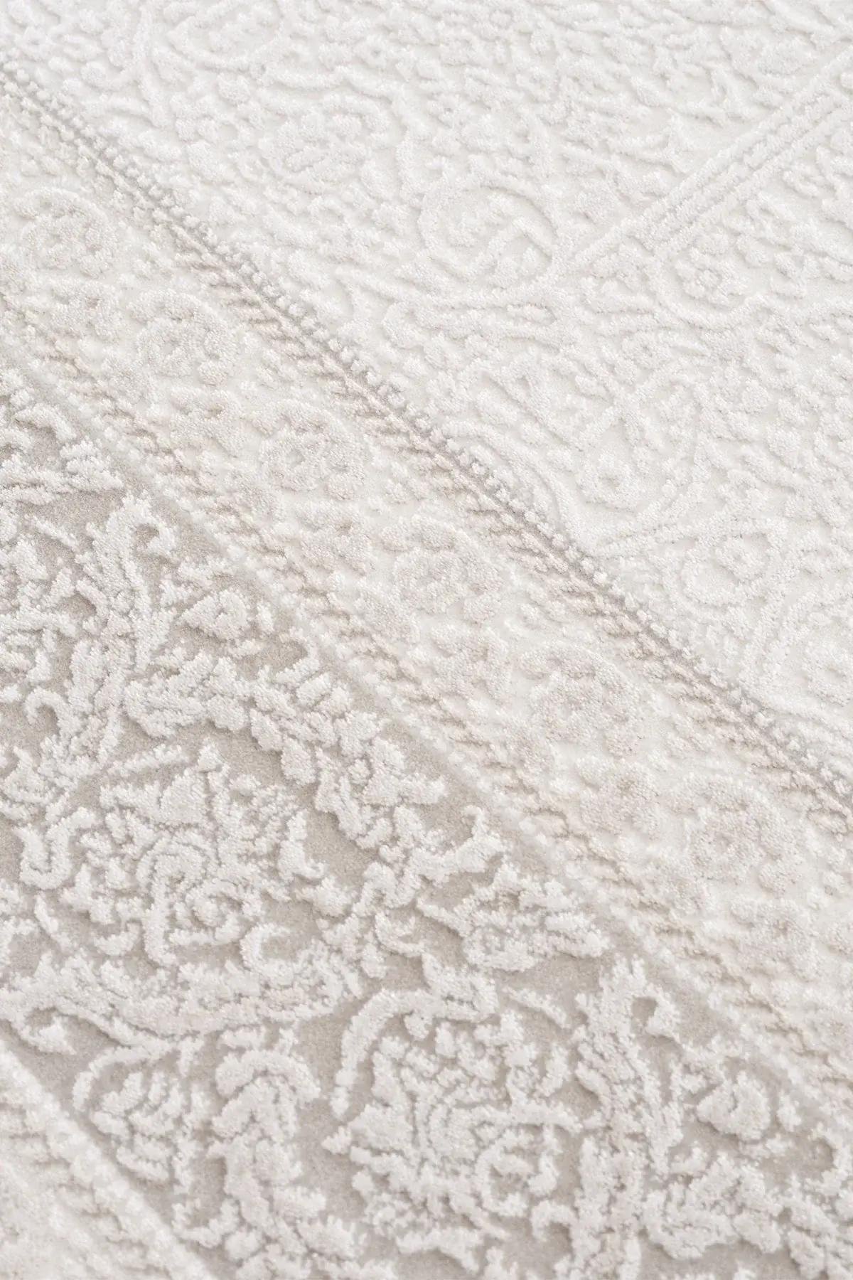 Koza Halı Sedef A3586B Krem Gri