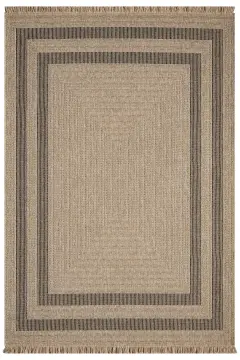 Seyran Halı İndia Hasır Görünümlü Halı 668 Siyah