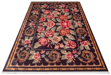 Eko Halı Antique Kaymaz Tabanlı Yıkanabilir Anti Alerjik ATK02 Black