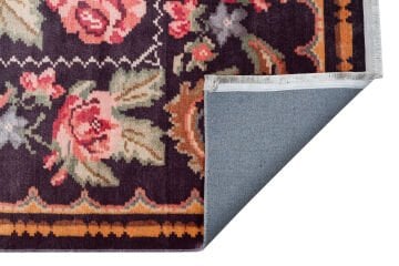 Eko Halı Antique Kaymaz Tabanlı Yıkanabilir Anti Alerjik ATK02 Black