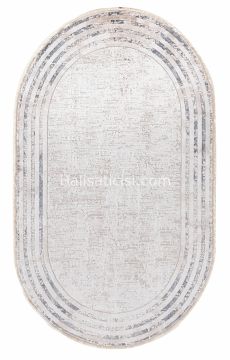 Ezgi B078X-GRI-MAVİ OVAL 121x180