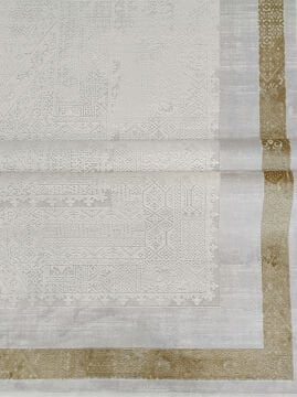 Woolen Halı Delüxe Viscon Akrilik Salon Halısı 6506 GOLD