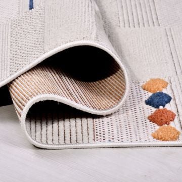 Crea Halı Platon Özel Ebat Kesme Halı 1751 Ak