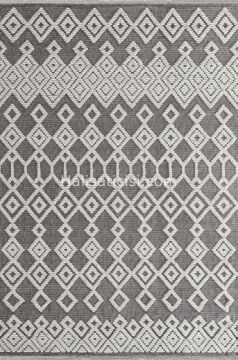 Lena Kabartmalı Kilim 8733 GRİ KREM 100x218