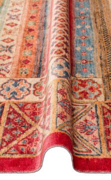 Eko Halı Antique Kaymaz Tabanlı Yıkanabilir Anti Alerjik ATK 04 Multy