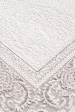 Koza Halı Sedef A3587B Krem Gri