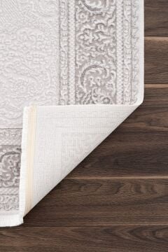 Koza Halı Sedef A3587B Krem Gri