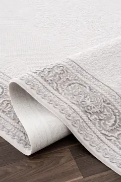 Koza Halı Sedef A3587B Krem Gri