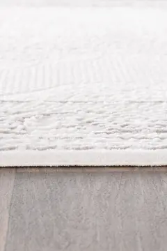 Koza Halı Sedef A3587B Krem Gri