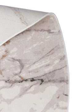 Eko Halı Amorf Tasarımlı Modern Viskon Halı UTP12 Cream Grey