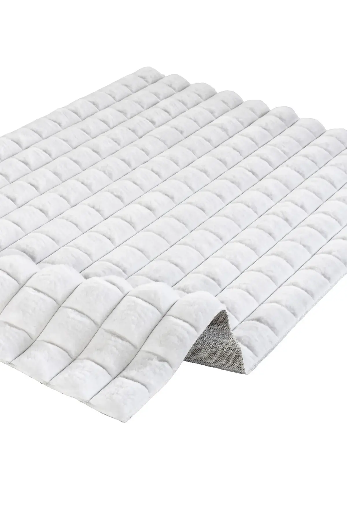 Apex Halı Diamante Peluş Özel Ebat Kesim 7001 Beyaz