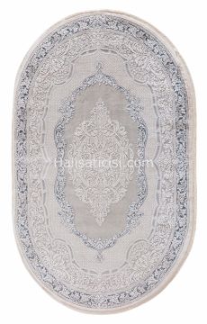 Ezgi B082X-GRI-MAVİ OVAL 121x180