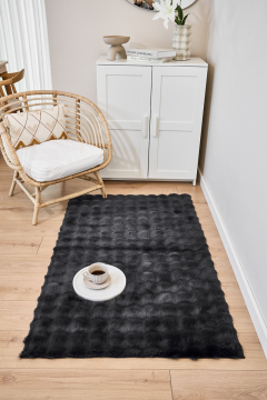 Apex Halı Molecule Peluş Halı Antrasit