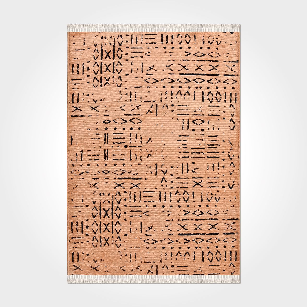 Modern Şönil Kilim Kahve 100X200