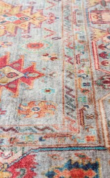 Eko Halı Antique Kaymaz Tabanlı Yıkanabilir Anti Alerjik ATK 06 Aqua