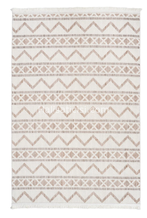 Dolce Vita Bohem 384 Mocha Özel Ebatlı Kesme Halı