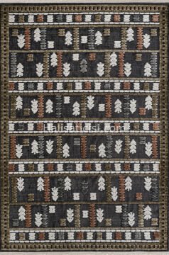 Lena Kabartmalı Kilim C045 TERRA YEŞİL 100x218