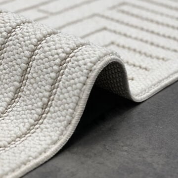 Woolen Disney Anti Alerjik Bukle Halı 8003 BEYAZ