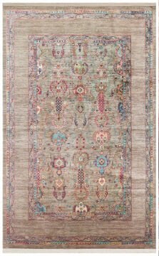 Eko Halı Antique Kaymaz Tabanlı Yıkanabilir Anti Alerjik ATK 07 Olive