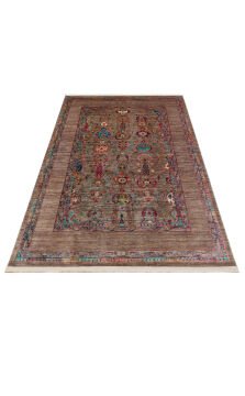 Eko Halı Antique Kaymaz Tabanlı Yıkanabilir Anti Alerjik ATK 07 Olive