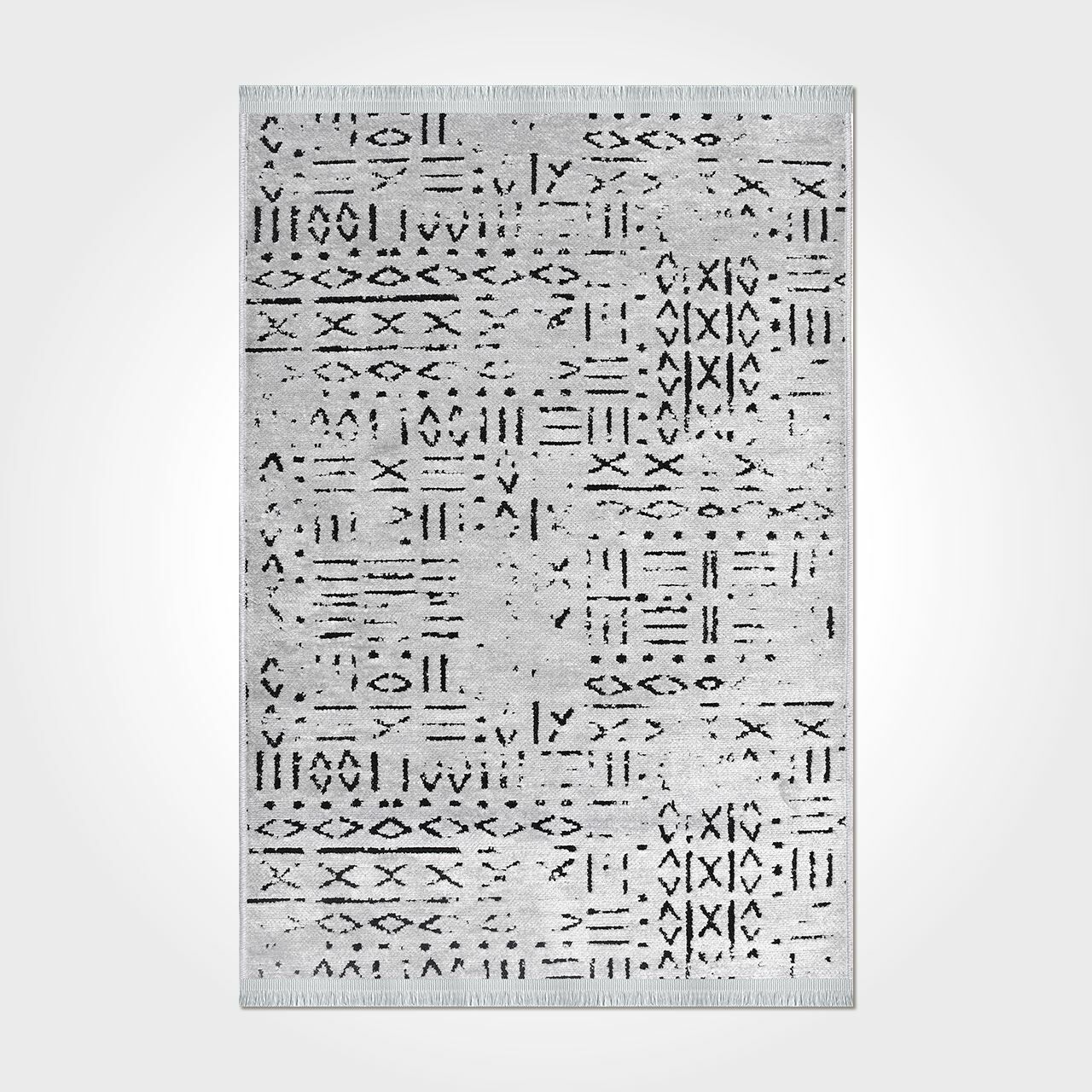 Modern Şönil Kilim Gri 100X200