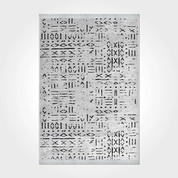 Modern Şönil Kilim Gri 100X200