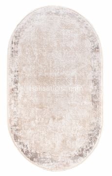 Ezgi B087X-BEYAZ KAHVE OVAL