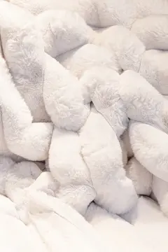 Apex Halı Molecule Peluş Halı Krem