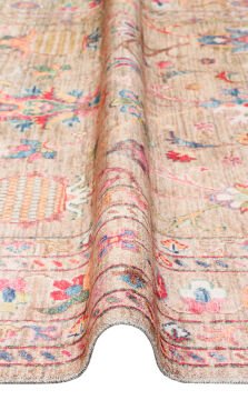 Eko Halı Antique Kaymaz Tabanlı Yıkanabilir Anti Alerjik ATK 08 Beige