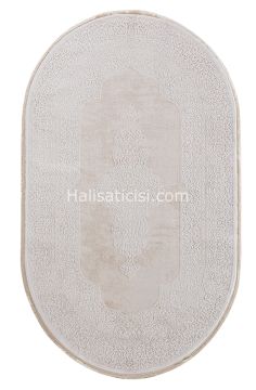 Ezgi B079X- BEYAZ KREM OVAL 121x180