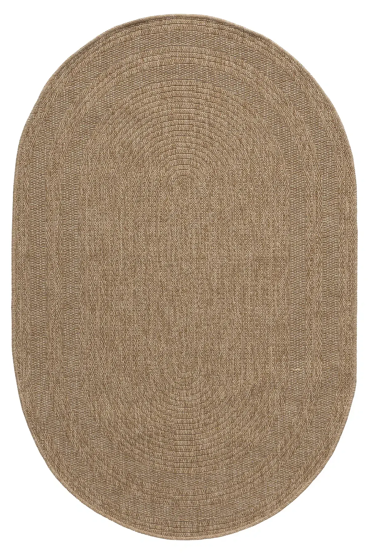 Seyran Halı İndia Hasır Görünümlü Oval Halı 668 Bj