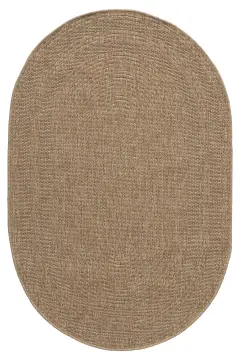 Seyran Halı İndia Hasır Görünümlü Oval Halı 668 Bj