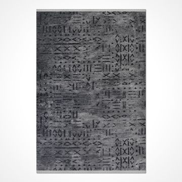 Modern Şönil Kilim Antrasit 100X200