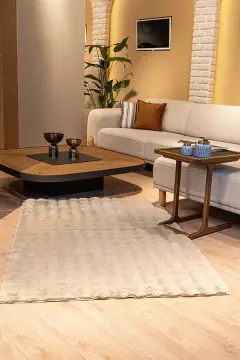 Apex Halı Molecule Peluş Halı Vizon