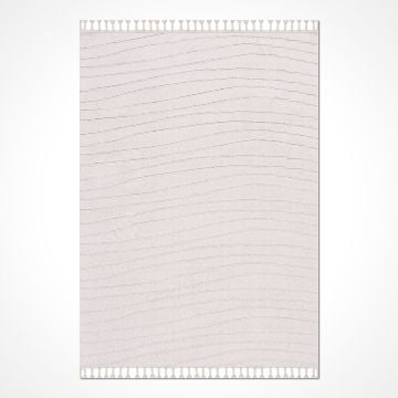 Crea Halı Satürn Özel Ebat Kesme Halı 2356 Ak