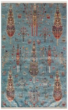 Eko Halı Antique Kaymaz Tabanlı Yıkanabilir Anti Alerjik ATK 09 Aqua