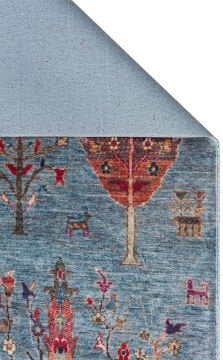 Eko Halı Antique Kaymaz Tabanlı Yıkanabilir Anti Alerjik ATK 09 Aqua