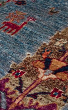 Eko Halı Antique Kaymaz Tabanlı Yıkanabilir Anti Alerjik ATK 09 Aqua